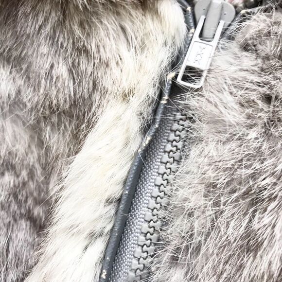 Richard Mann vintage fur bomber jacket VGUC Kids 6Y - Picture 2 of 6